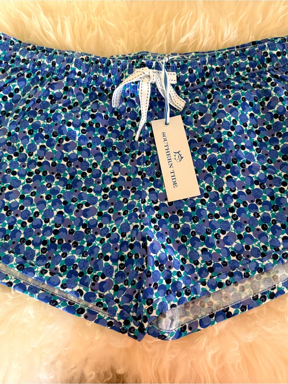 Southern Tide Blue & Teal Floral-Print Women’s Shorts